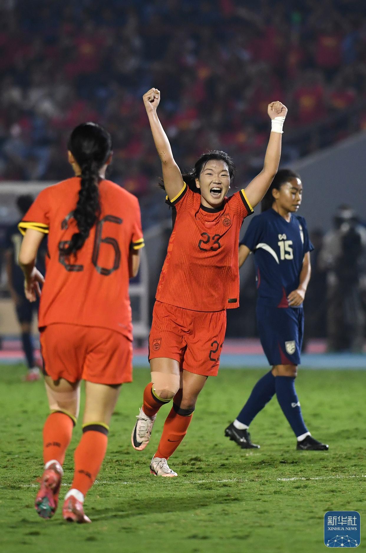 中国女足在国际比赛中获得赞许