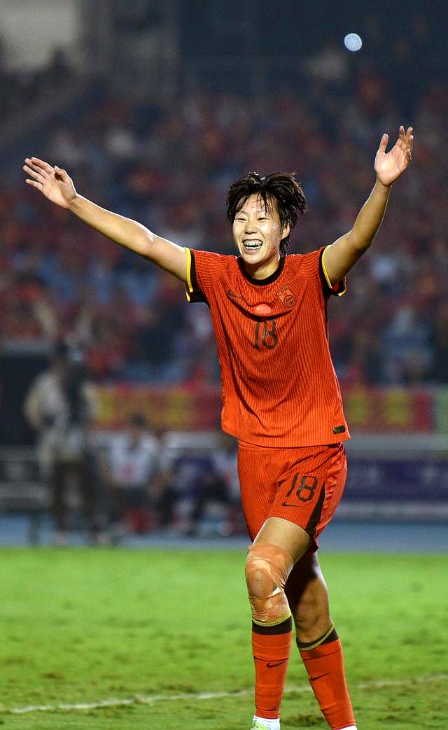 国际赛场上中国女足获得胜利