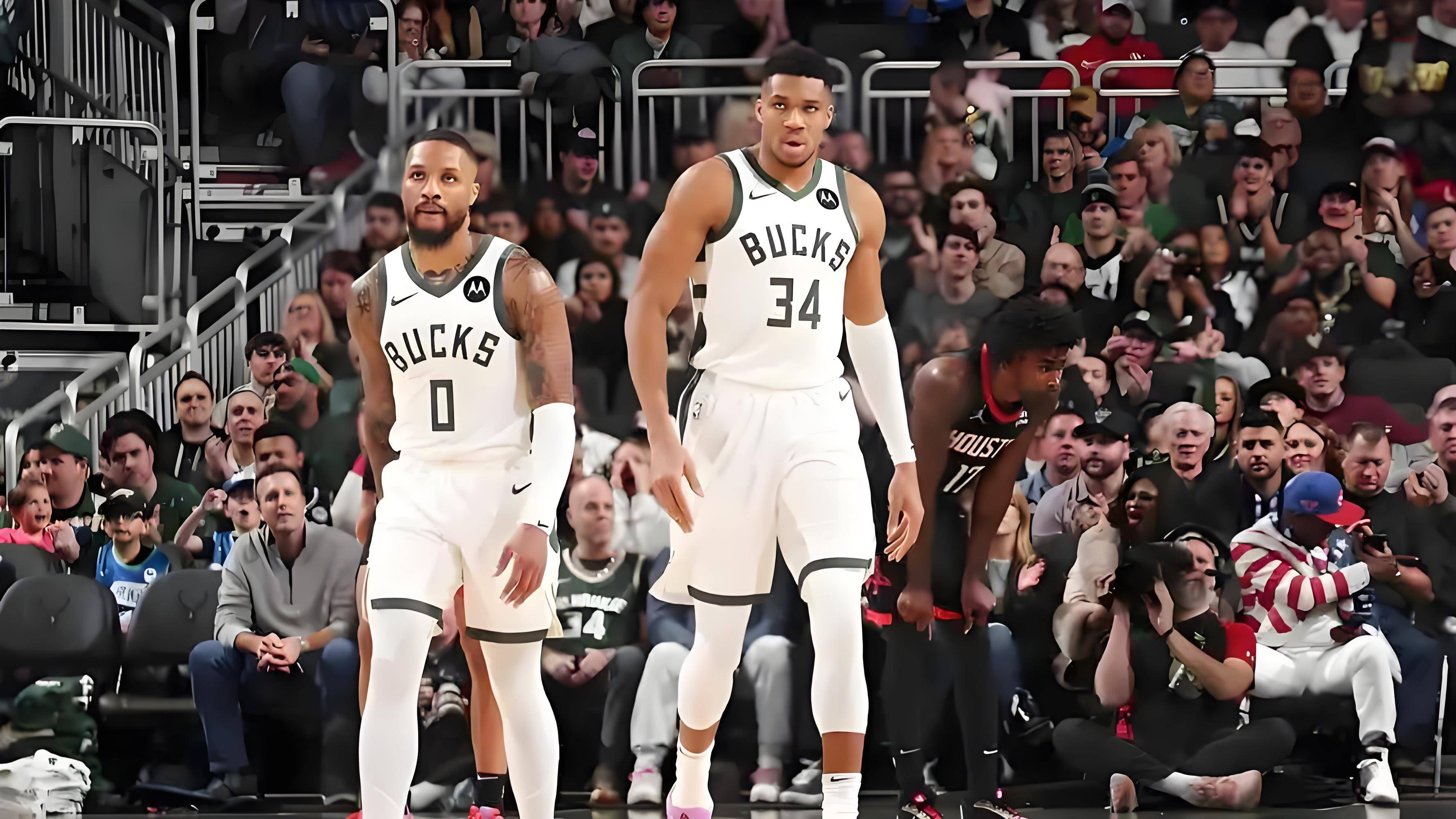 雄鹿与开拓者大战三加时，最终险胜对手